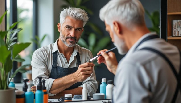 découvrez nos conseils pratiques et astuces pour réussir la teinture des cheveux blancs chez l'homme et obtenir un résultat naturel, discret et élégant.