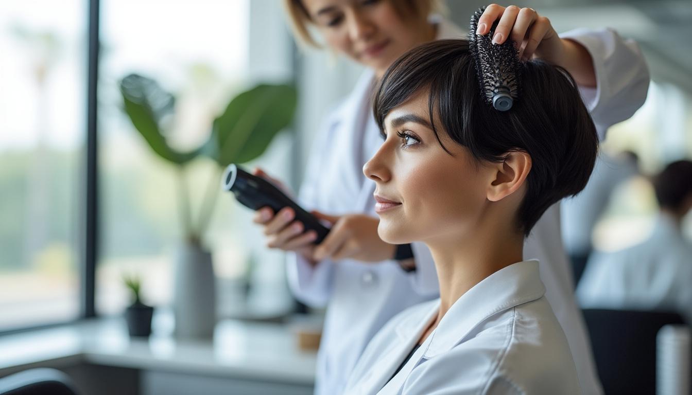 découvrez nos astuces simples et efficaces pour réussir un brushing parfait sur cheveux courts en toute simplicité.